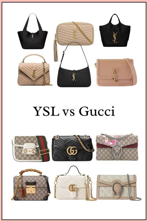 ysl purse vs gucci|ysl vs gucci tote.